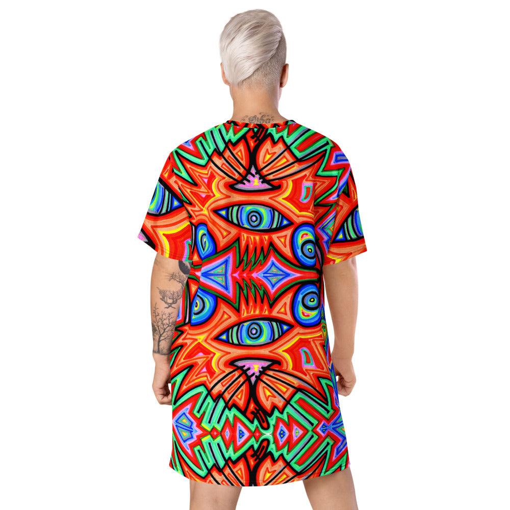 Whats up Kitty T-shirt dress