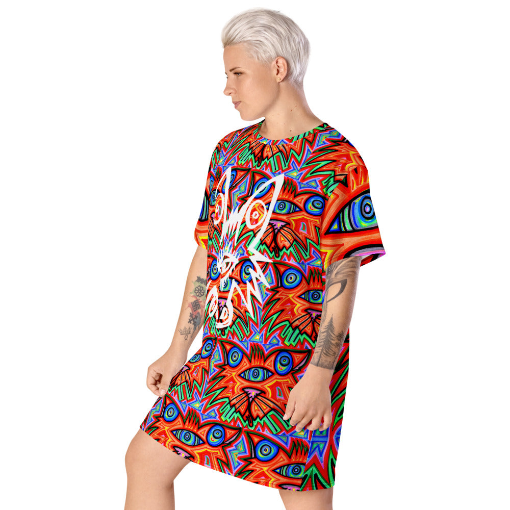 Whats up Kitty T-shirt dress