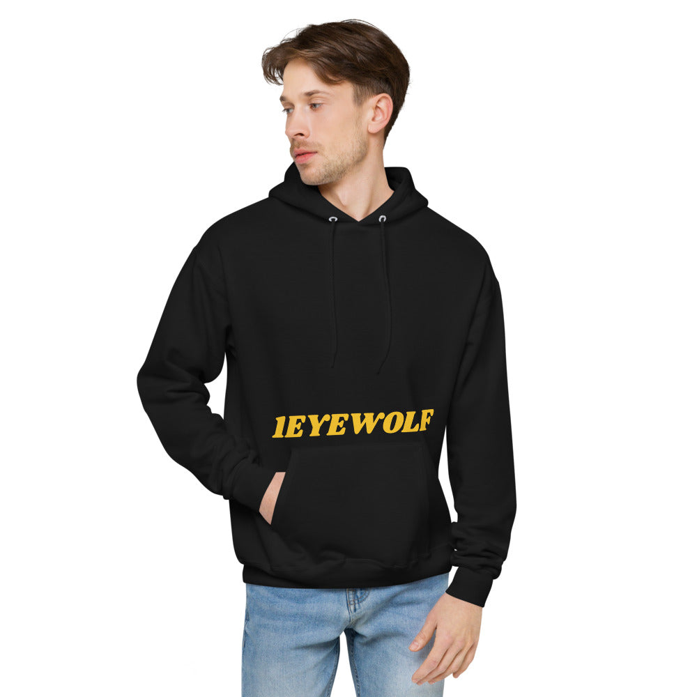 GETRKT X 1eyewolf fleece hoodie